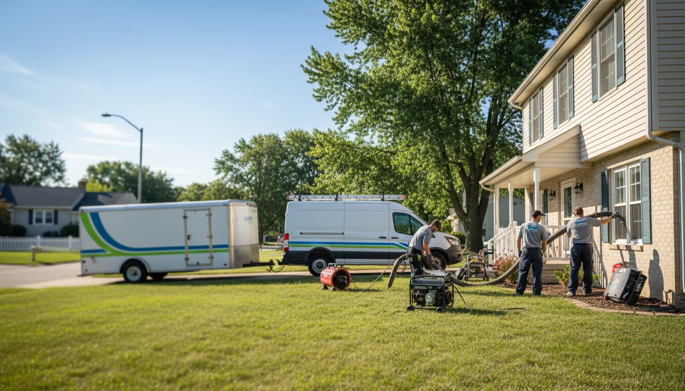 Flooded Basement Restoration And Cleanup With Repair in Hurley, MO near me